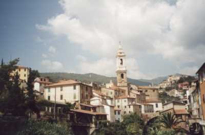 Dolcedo vista dall'alto